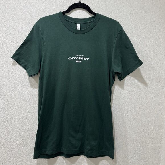 Starbucks Odyssey Beta Program Shirt Men XL Green Defunct  Mermaid Siren 2023 - Picture 2 of 4